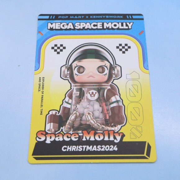 Mega Space Molly CHRISTMAS 2024 (Regular) 100% Series 4 Pop Mart New Open Box b - Picture 5 of 8